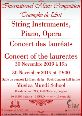 Concert laureates Triomphe de l'Art